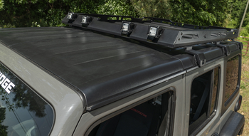 Rugged Ridge 11703.04 Roof Rack with Basket for Jeep Wrangler JL 4 Door 2018+