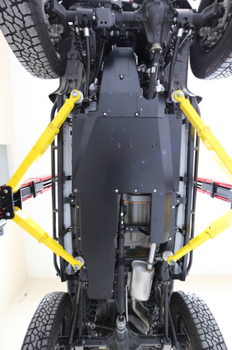 Rock Hard 4x4 RH-80548 Aluminum Complete Bellypan Skid System with Dual Crossmembers for Gladiator JT 2020+ 3.6L