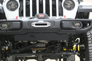 Rock Hard 4x4 RH-90510 Sway Bar Motor Skid Plate for OEM Plastic Bumper for Jeep Wrangler JL & Gladiator JT 2018+