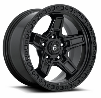 Fuel D69717907545 Kicker Wheel 17x9 5x5 Matte Black