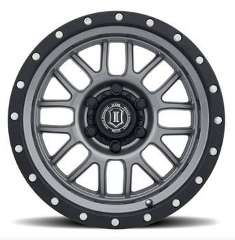 ICON Vehicle Dynamics 1217857347GM Alpha Wheel 17x8.5 in Gunmetal