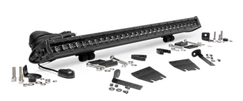 Rough Country 70054 30" LED Black Series Light Bar and Mount Kit for Jeep Wrangler JL & Gladiator JT 2018+