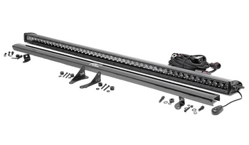 Rough Country 70057 Black Series 50" LED Light Bar and Cowl Mount for Jeep Wrangler JL & Gladiator JT 2018+