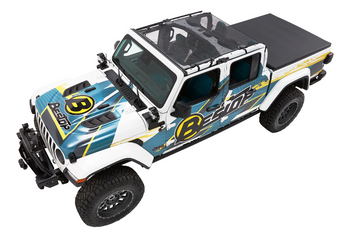 Bestop 52413-11 Sun Bikini Extended Mesh Top for Jeep Gladiator JT 2020+