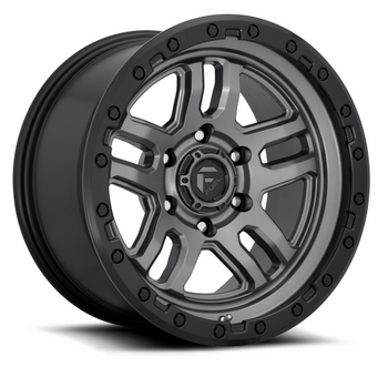 Fuel Ammo Wheel 17x9 Matte Gunmetal with Black Ring
