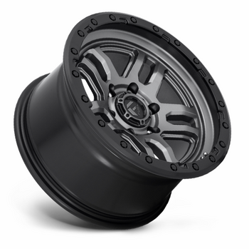 Fuel Ammo Wheel 17x9 Matte Gunmetal with Black Ring