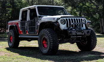 Bushwacker 10928-07 Flat Style Fender Flares for Jeep Gladiator JT 2020+