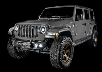 Oracle Lighting 5853-504 Smoked LED Front Side Markers for Jeep Wrangler JL & Gladiator JT 2018+