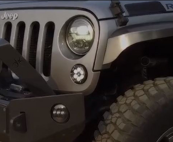 JW Speaker 8200573 Trail 6 Turn Signal Brackets for Jeep Wrangler JK 2007-2018