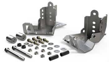 Falcon 36-07-01-300 HD Rear Shock Skid Plate Kit for Jeep Wrangler JK 2007-2018