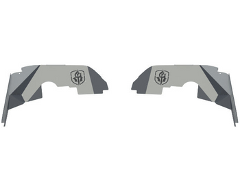 Road Armor 518LFF0Z Stealth Front Inner Fender Pair for Jeep Wrangler JL & Gladiator JT 2018+