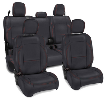 PRP Seats B039-055-01 Vinyl Front & Rear Seat Cover Set for Jeep Gladiator JT 2020+