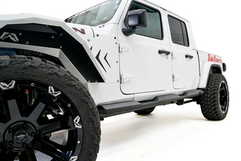 Fab Fours JT20-G1650-1 Rock Slider in Matte Black for Jeep Gladiator JT 2020+
