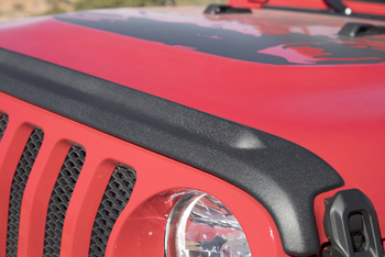 Bushwacker 14093 Trail Armor Hood Stone Guard in Black for Jeep Wrangler JL & Gladiator JT 2018+