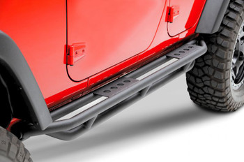 Smittybilt Rock Crawler Side Armor w/ Step | 4 Door (Wrangler JK 2007-2018)