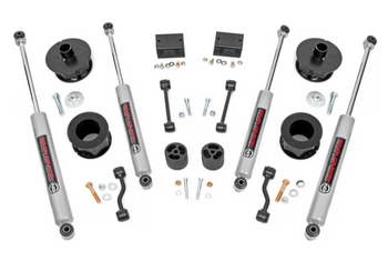 Rough Country 67730 2.5" Suspension Lift with Premium N3 Shocks for Jeep Wrangler JL 2018+