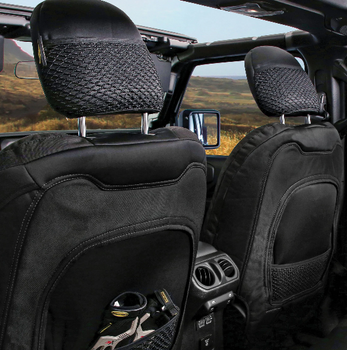Smittybilt 577122 Gen2 Neoprene Seat Cover Set in Charcoal/Black for Jeep Wrangler JL 4 Door 2018+