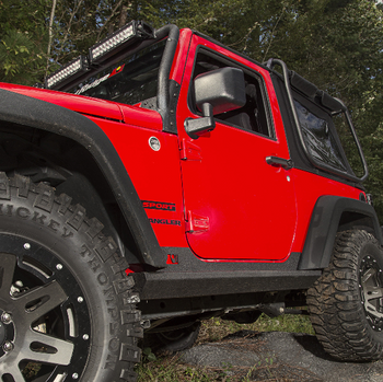 Rugged Ridge 11504.17 XHD Rock Sliders for Jeep Wrangler JK 2 Door 2007-2018