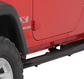 Rugged Ridge 11590.05 Side Step Bars in Gloss Black for Jeep Wrangler JK 2 Door 2007-2018