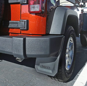 Rugged Ridge 11642.10 4-Piece Splash Guard Front & Rear Kit for Jeep Wrangler JK 2007-2018