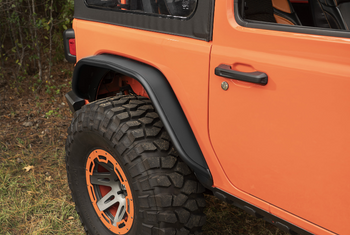 Rugged Ridge 11615.72 Rear HD Steel Tube Fenders for Jeep Wrangler JL 2018+
