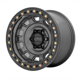 KMC Wheels KM23679050438N Tank Beadlock | 17x9 | 5x5 | Anthracite