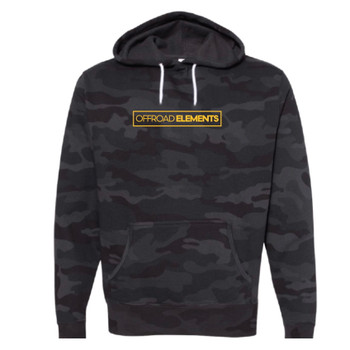 Offroad Elements Black Camo Pullover Hoodie