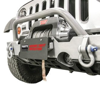 Tuffy License Plate Mount for Hawse Fairleads, Winch Bumpers,  333-01