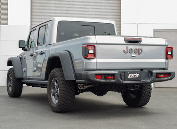 Borla 140813 ATAK T-304 Stainless Steel Catback Exhaust | Dual Side Exit | Polished for Jeep Gladiator JT 2020+