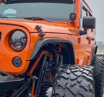 Motobilt MB1075 Front Crusher Fenders for Jeep Wrangler JK 2007-2018