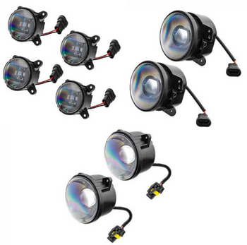 Oracle Lighting 5856-334 VECTOR ColorSHIFT Projector Conversion Kit for Jeep Wrangler JL & Gladiator JT 2018+