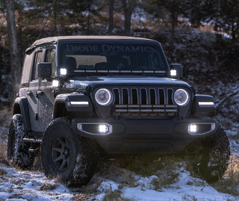 Diode Dynamics DD6553 Cowl Mount SS3 LED Light Kit for Jeep Wrangler JL & Gladiator JT 2018+