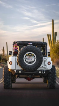 Motobilt MB1072 Crusher Series Rear Bumper with Light Mounts for Jeep Wrangler JK 2007-2018