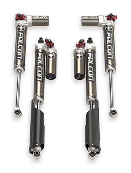 Falcon Series SP2 3.3 Fast Adjust Piggyback Shock Kit | 2-4.5" Lift | 4 Door | EcoDiesel/4xe/392 (Wrangler JL 2018-2023)