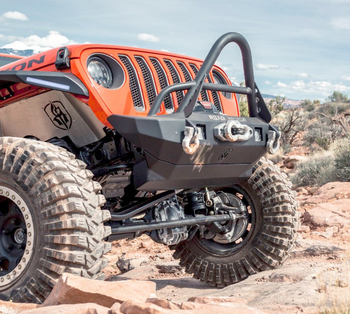 Road Armor 5182SPB Stealth Skid Plate for Mid-Width Front Bumper for Jeep Wrangler JL & Gladiator JT 2018+