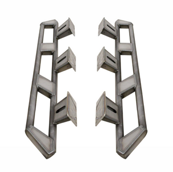 Motobilt MB1158 Frame Mounted Rocker Guards for Jeep Wrangler JL 4 Door 2018+