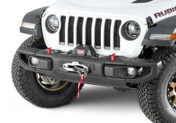 WARN 101255 Winch Mount Plate for Factory Steel Bumper Jeep Wrangler JL & Gladiator JT 2018+