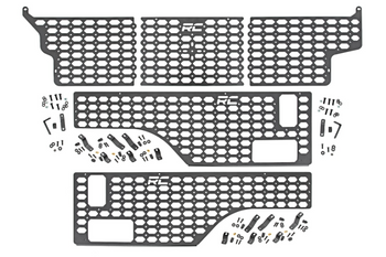 Rough Country 10634 Molle Panel Bed Mounting System Combo Kit for Jeep Gladiator JT 2020+