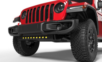 Oracle Lighting 5883-006 Skid Plate with Integrated LED Emitters | Yellow for Jeep Wrangler JL & Gladiator JT 2020+