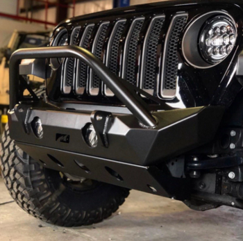 Motobilt MB1094 Hammer Series Front Bumper Skid Plate for Jeep Wrangler JL & Gladiator JT 2018+