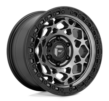 Fuel Unit D784 Wheel 17x9 in Gunmetal with Matte Black Ring