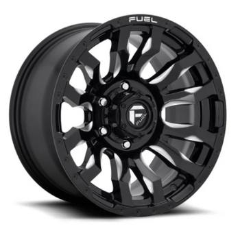 Fuel Blitz Wheel 17x9 in Black & Milled