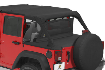 Bestop 90031-35 Duster Deck Cover for Jeep Wrangler JK 4 Door 2007-2018