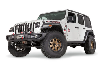 WARN 102350 Mid Grille Guard Tube Factory Steel Bumper for Jeep Wrangler JL & Gladiator JT 2018+