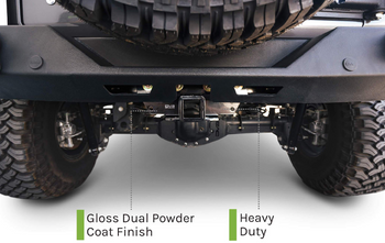 DV8 Offroad AHJP-02 Standard Bolt On Hitch for Jeep Wrangler JK & JL 2007+