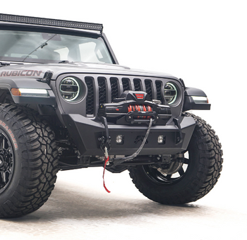 Fab Fours Front Stubby Bumper for Jeep Wrangler JK 2007-2018