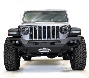 Fab Fours Matrix Front Bumper for Jeep Wrangler & Gladiator JT 2018+