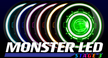 HIDProjectors 7" Monster Stage 3 Bi-LED Projector Headlights for Jeep Wrangler JK 2007-2018