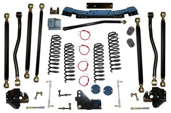 Clayton Off Road COR-3608225 2.5" Pro Series 3 Link Long Arm Lift Kit for Jeep Wrangler JK 2007-2018
