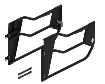 MetalCloak 4200 Aluminum Open Frame Front Tube Doors for Jeep Wrangler JL & Gladiator JT 2018+